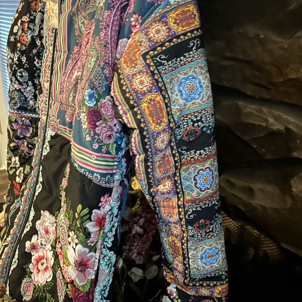 Johnny Was Reversible Oversized Multicolored Hood… - image 8